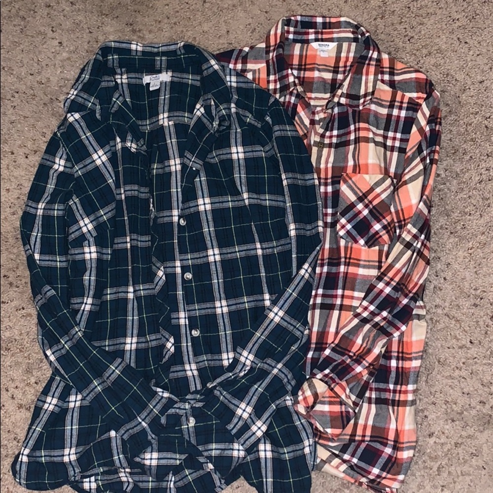 Bundle of Two Button Down Shirts - EUC!